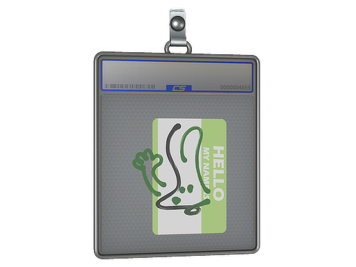 Sticker Slab Hello FAMAS