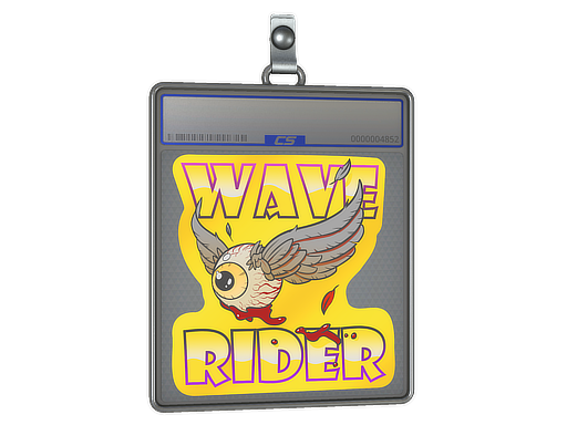 Sticker Slab Fools Gold Wave Rider