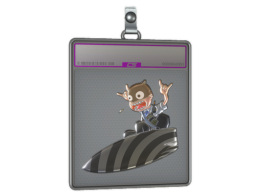 Sticker Slab Hypnotic Surf K Foil