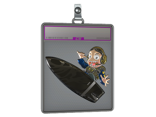 Sticker Slab Dark Water Surf Ava