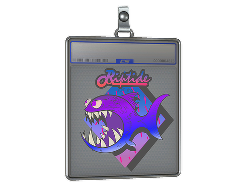 Sticker Slab Purple Jaggyfish