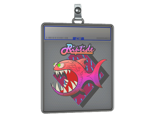 Sticker Slab Pink Jaggyfish