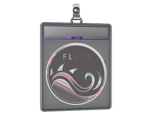 Sticker Slab Mercury Flick Holo