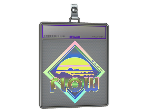 Sticker Slab Watermelon Flow Holo