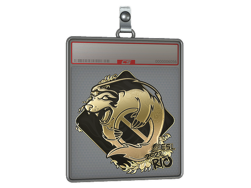 Sticker Slab Outsiders Gold Rio 2022