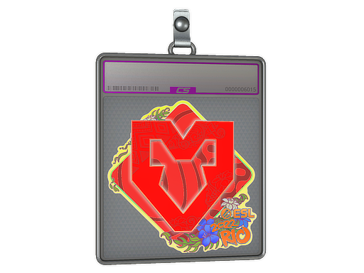 Sticker Slab MOUZ Holo Rio 2022