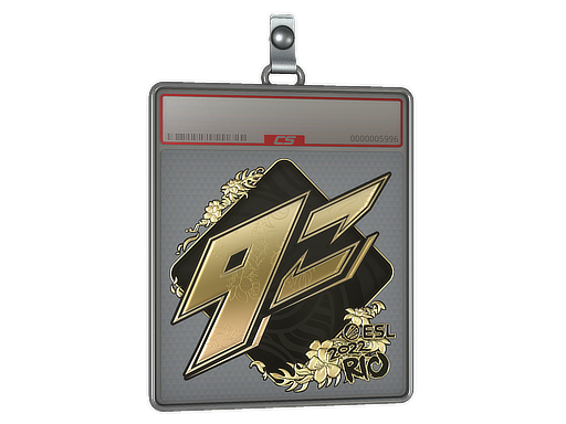 Sticker Slab 9z Team Gold Rio 2022