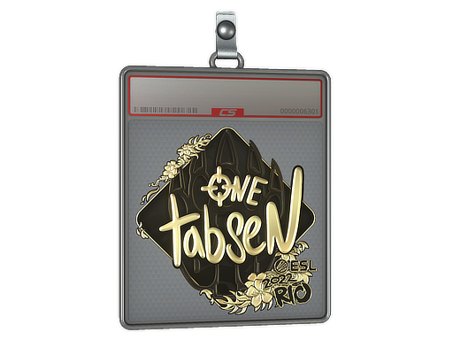 Sticker Slab tabseN Gold Rio 2022