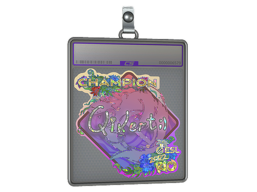 Sticker Slab qikert Glitter, Champion Rio 2022