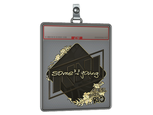 Sticker Slab sdy Gold Rio 2022