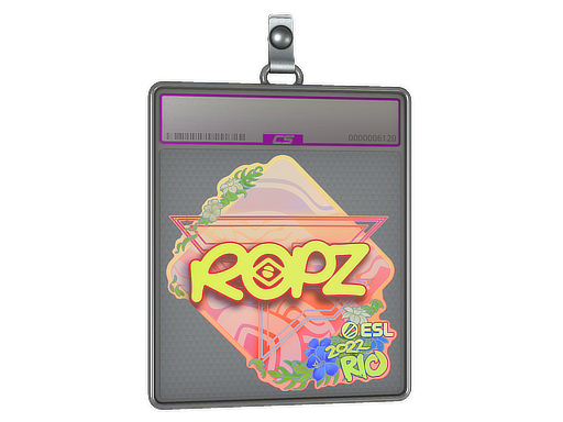Sticker Slab ropz Holo Rio 2022
