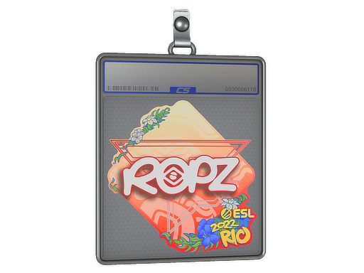 Sticker Slab ropz Rio 2022