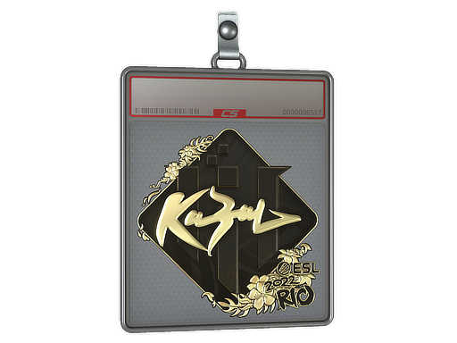 Sticker Slab kabal Gold Rio 2022