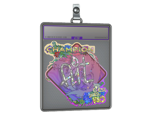 Sticker Slab FL1T Glitter, Champion Rio 2022