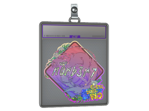 Sticker Slab n0rb3r7 Glitter Rio 2022