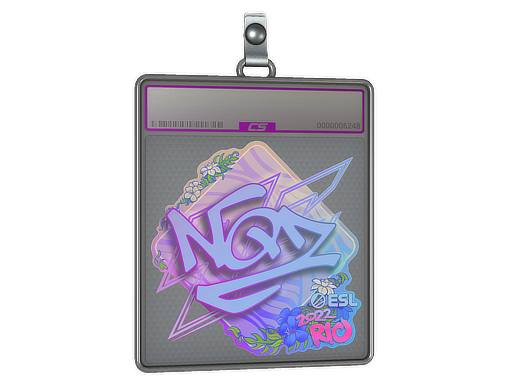 Sticker Slab NQZ Holo Rio 2022