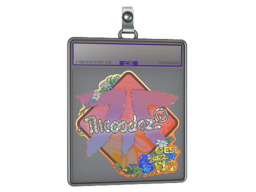 Sticker Slab nicoodoz Glitter Rio 2022