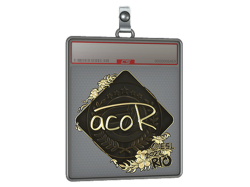 Sticker Slab acoR Gold Rio 2022