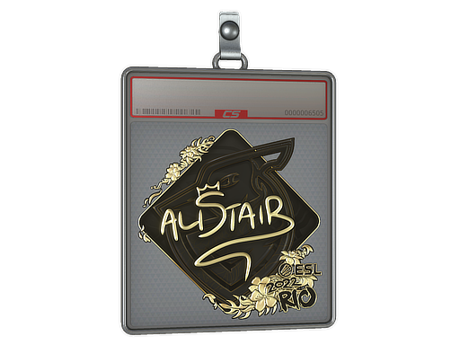 Sticker Slab aliStair Gold Rio 2022