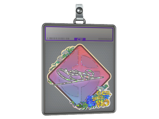 Sticker Slab CeRq Glitter Rio 2022