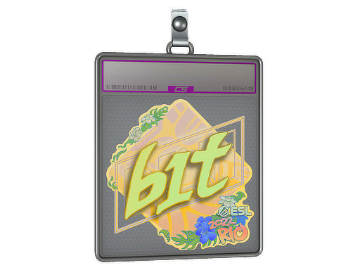 Sticker Slab b1t Holo Rio 2022