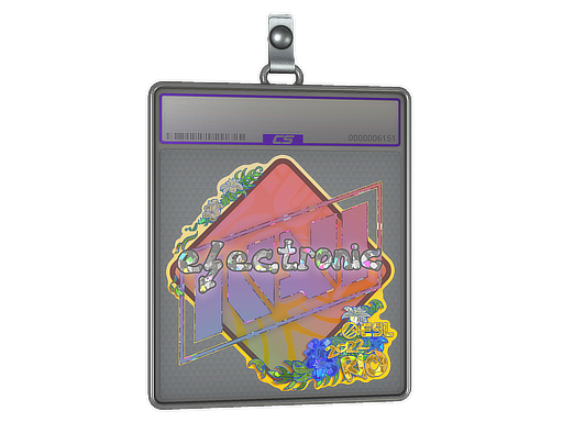 Sticker Slab electronic Glitter Rio 2022