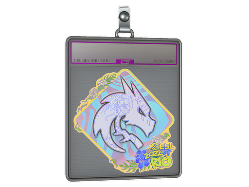 Sticker Slab Team Spirit Holo Rio 2022