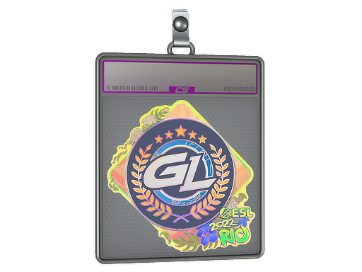 Sticker Slab GamerLegion Holo Rio 2022