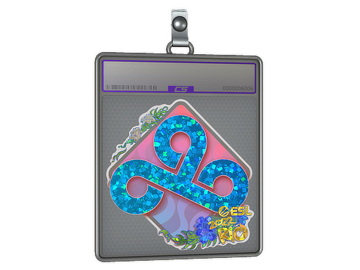 Sticker Slab Cloud9 Glitter Rio 2022