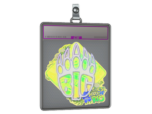 Sticker Slab BIG Holo Rio 2022