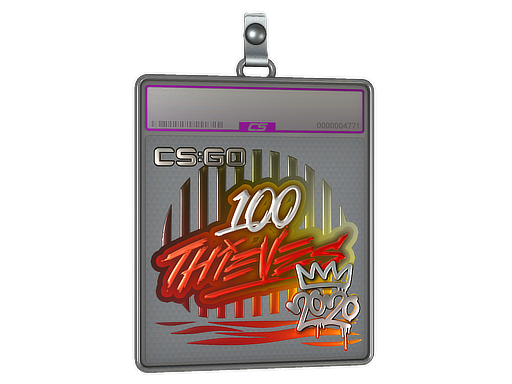 Sticker Slab 100 Thieves Foil 2020 RMR