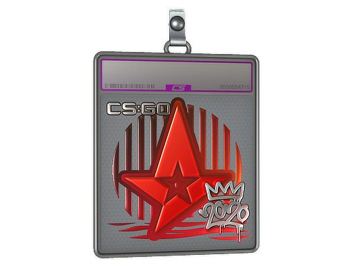 Sticker Slab Astralis Foil 2020 RMR