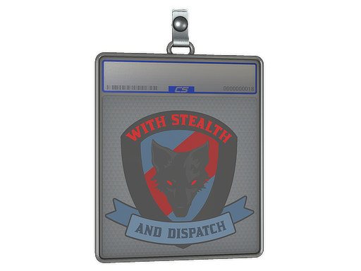 Sticker Slab Black Dog