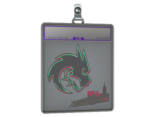 Sticker Slab Team Spirit Holo Stockholm 2021