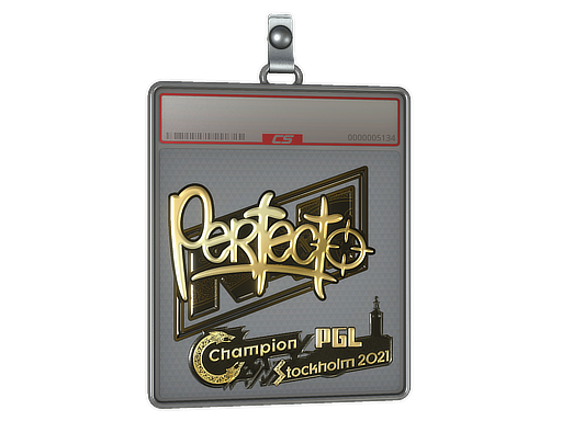 Sticker Slab Perfecto Gold Stockholm 2021