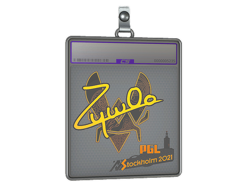 Sticker Slab ZywOo Holo Stockholm 2021