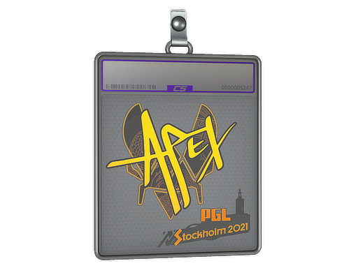Sticker Slab apEX Holo Stockholm 2021