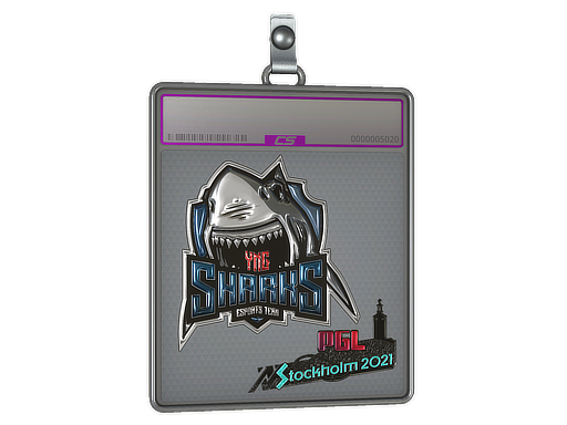 Sticker Slab Sharks Esports Foil Stockholm 2021