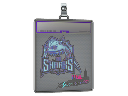 Sticker Slab Sharks Esports Holo Stockholm 2021