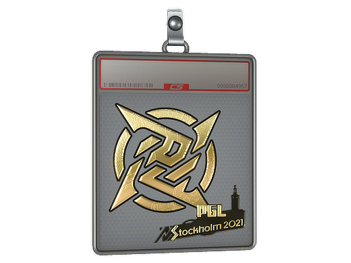 Sticker Slab Ninjas in Pyjamas Gold Stockholm 2021