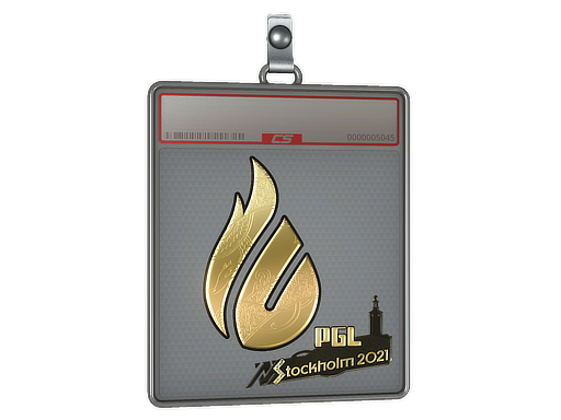 Sticker Slab Copenhagen Flames Gold Stockholm 2021