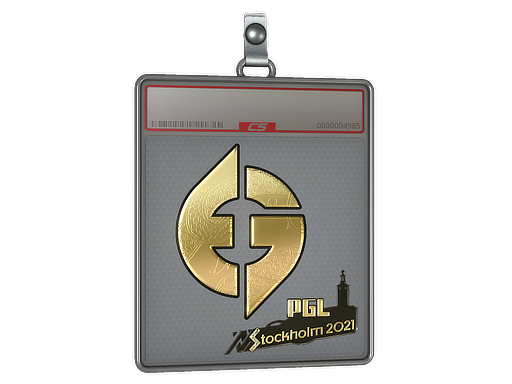 Sticker Slab Evil Geniuses Gold Stockholm 2021