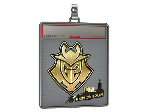 Sticker Slab G2 Esports Gold Stockholm 2021