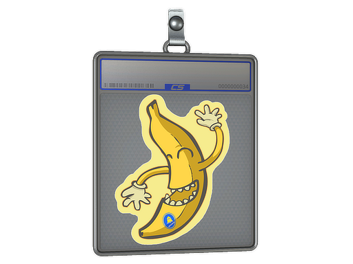 Sticker Slab Banana