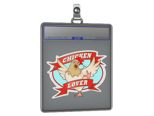 Sticker Slab Chicken Lover
