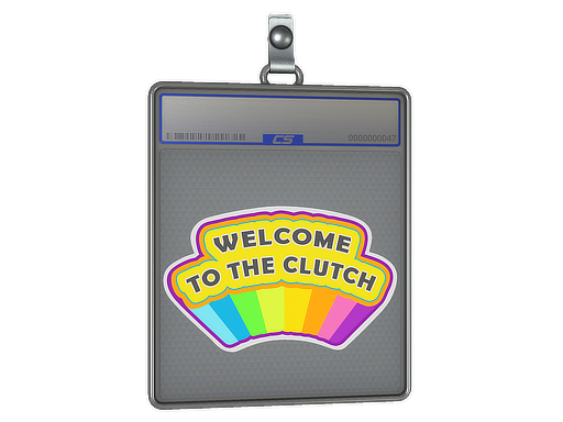 Sticker Slab Welcome to the Clutch