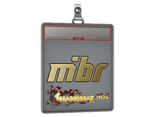 Sticker Slab MIBR Gold Shanghai 2024