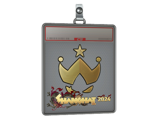 Sticker Slab Wildcard Gold Shanghai 2024