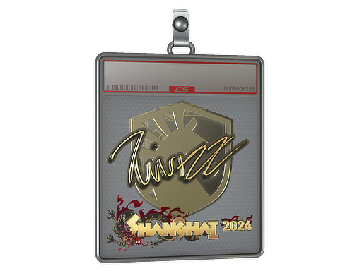 Sticker Slab Twistzz Gold Shanghai 2024