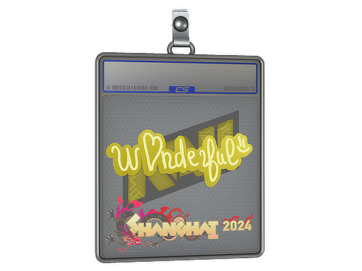 Sticker Slab w0nderful Shanghai 2024